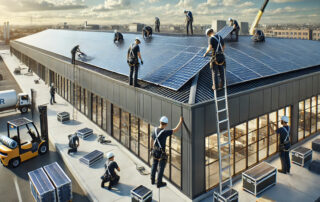 business solar panel installation