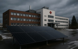 16 kW Solar System Hospital Backup Power