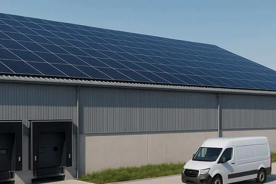 16 kW Solar System Green Logistics Hubs