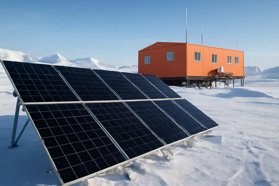 16 kW Solar System Polar Research