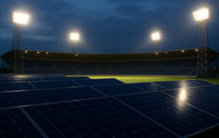 16 kW Solar System Sports Arena Lighting