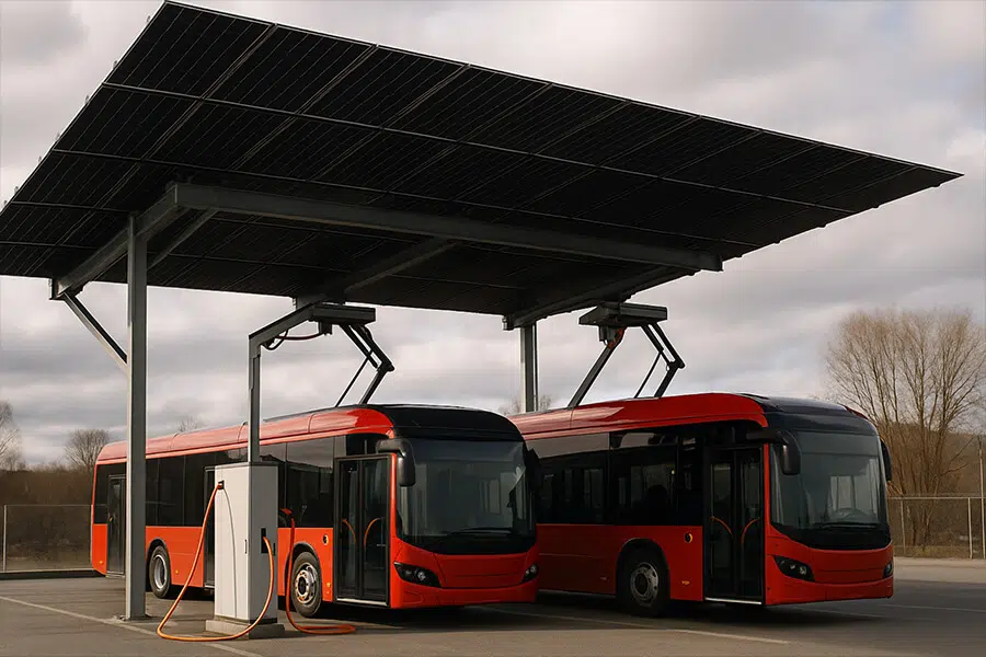50kW solar system transit electrification 50kW Solar System Transit Electrification
