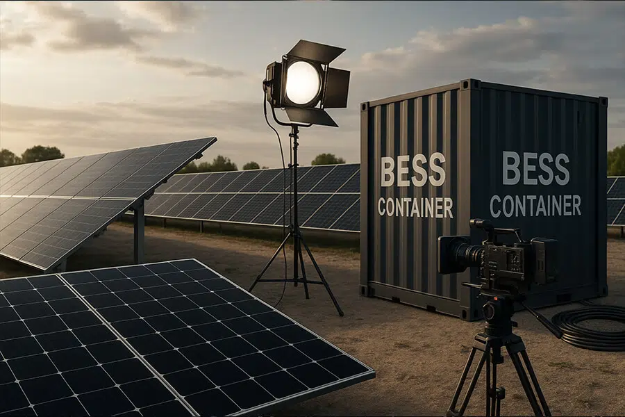 BESS Container Film Production