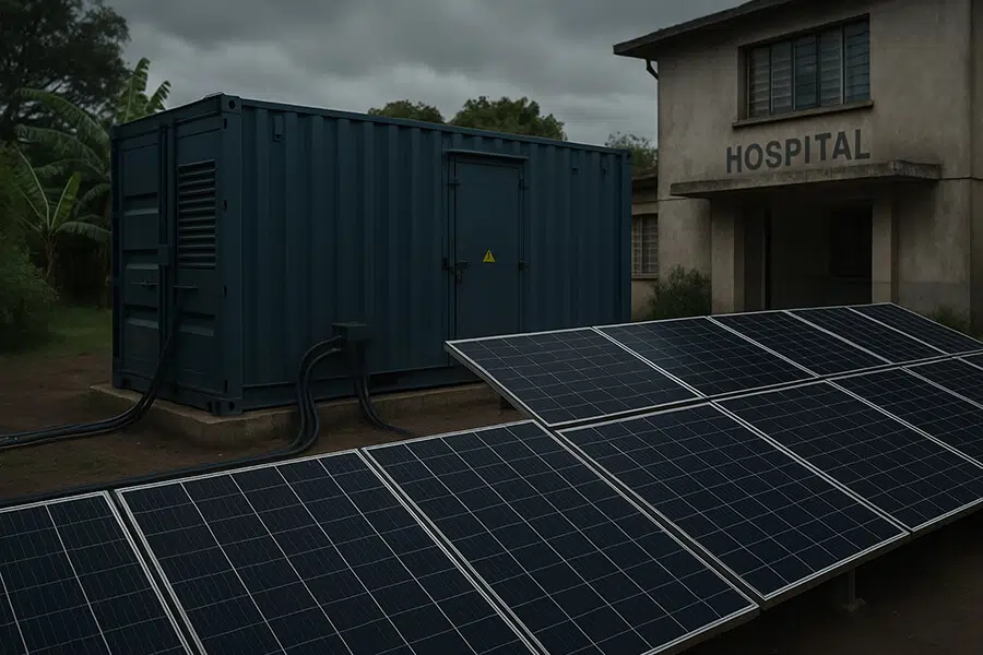 BESS Container Healthcare Energy Security