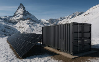 Mountain BESS Container Deployment