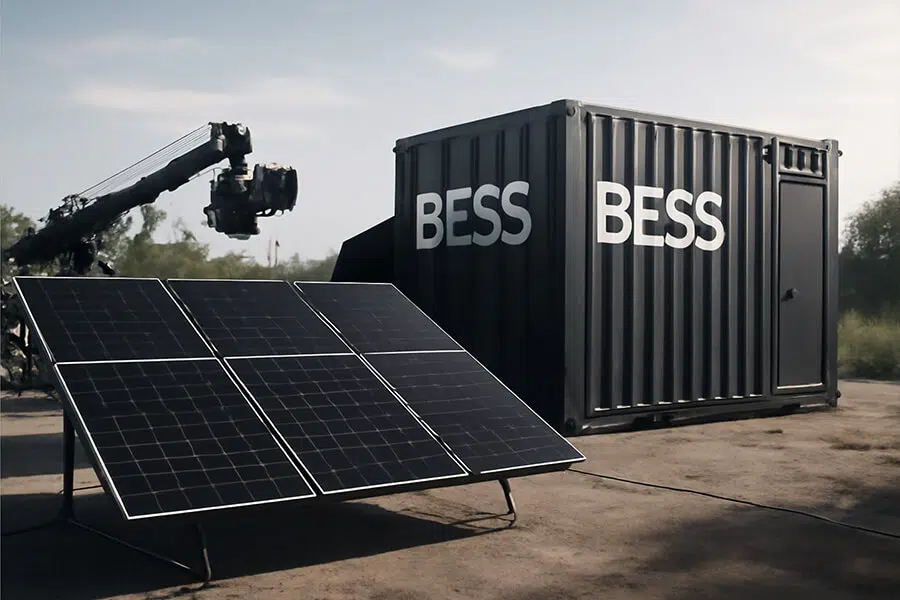 BESS Container Film Production