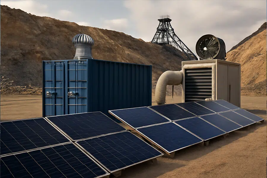 BESS Container Mining Ventilation