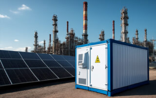 BESS Container Refinery Backup