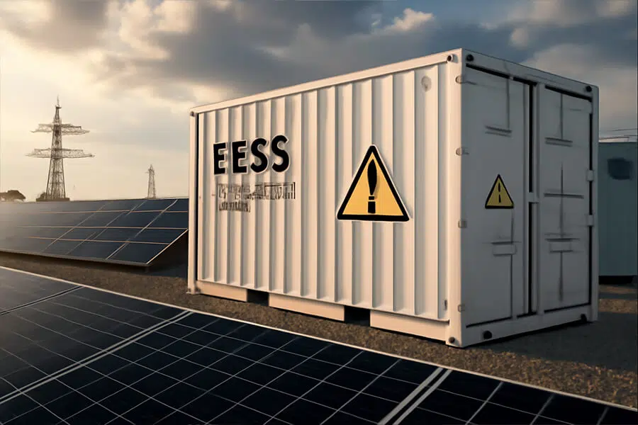 BESS Container Voltage Sag