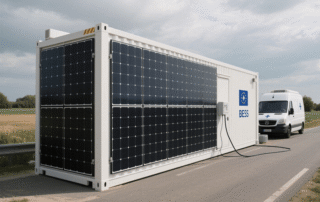 BESS Container for EU Mobile Medical Clinics