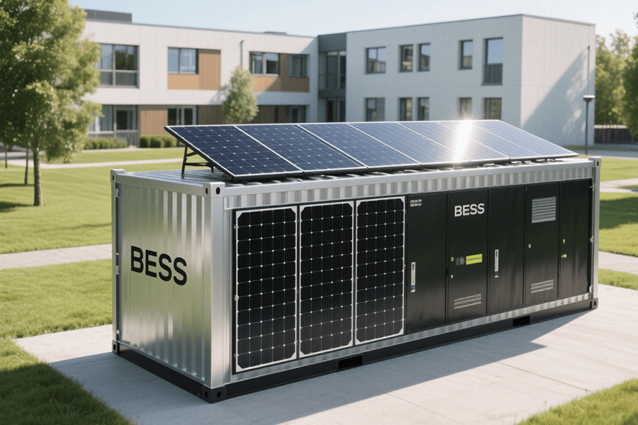 BESS Container for EU Student Housing (1) BESS Container for EU Student Housing