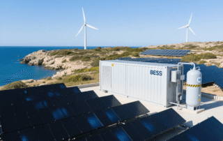 BESS Container with Hydrogen Backup