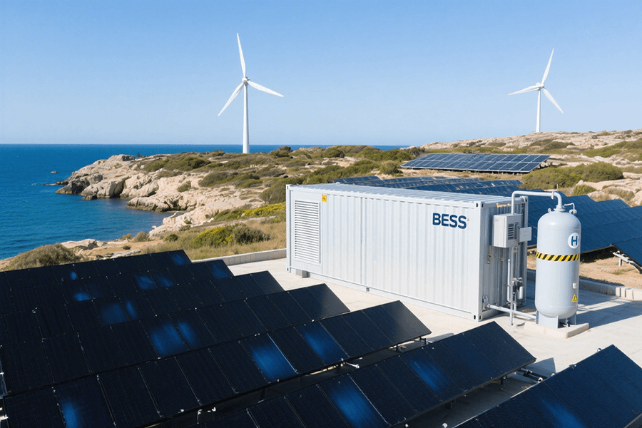 BESS Container with Hydrogen Backup (1) BESS Container with Hydrogen Backup