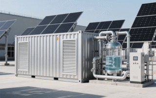 BESS Container with Water Treatment Integration