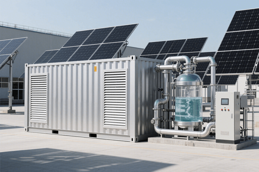 _BESS Container with Water Treatment BESS Container with Water Treatment Integration