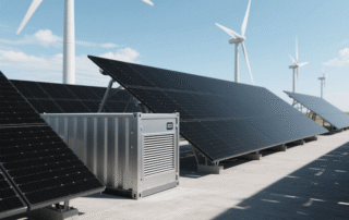 BESS Container with Wind-Solar Hybrid