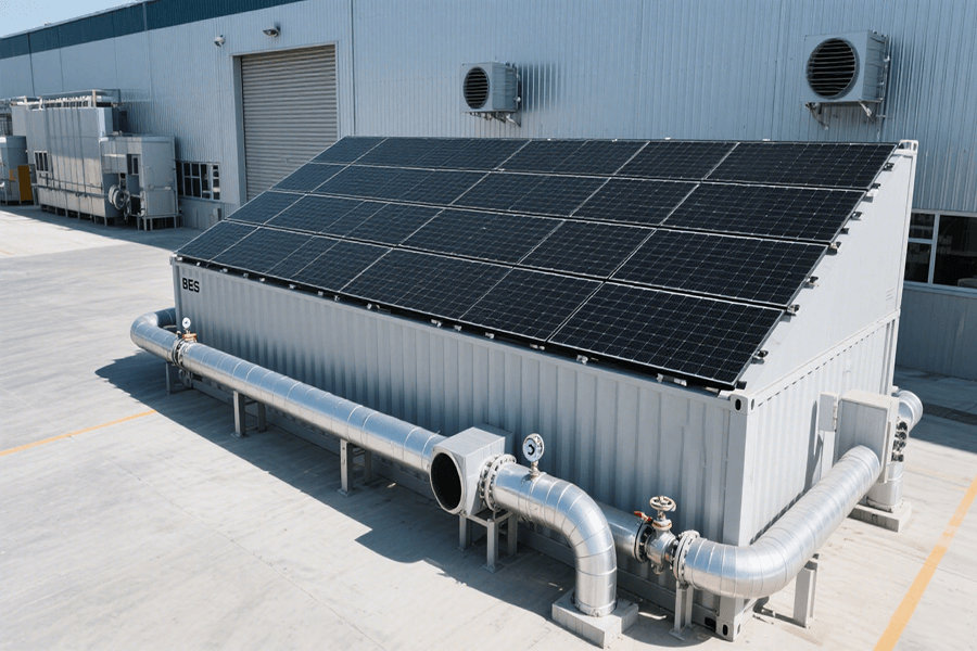 BESS Container for EU Industrial Chillers (1) BESS Container for EU Industrial Chillers