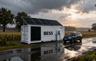BESS Container for EU Mobile EV Charging Vans
