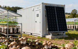 BESS Container for EU Mushroom Farms