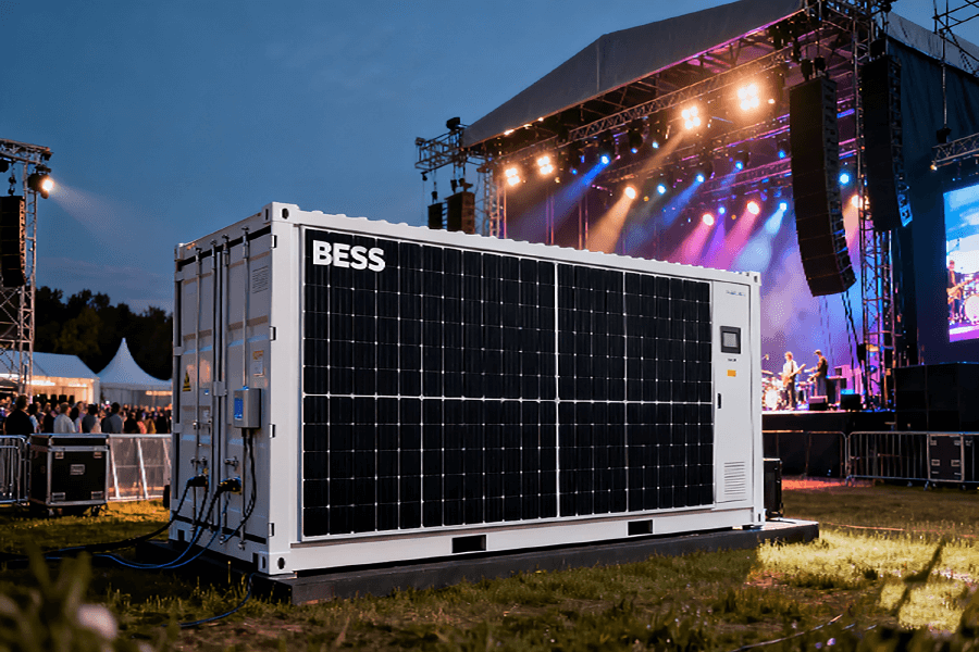 BESS Container for EU Outdoor Concert Venues (1) BESS Container for EU Outdoor Concert Venues