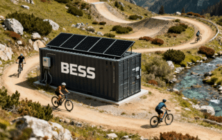 BESS Container for European Mountain Bike Parks