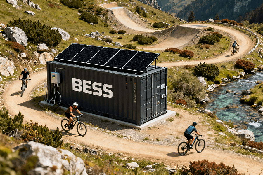 BESS Container for European Mountain Bike Parks BESS Container for European Mountain Bike Parks