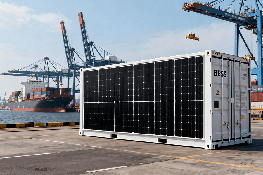 BESS Container – optimized Port Logistics (1) BESS Container - optimized Port Logistics