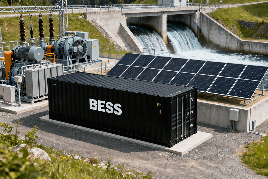 BESS Containers for European Small Hydropower Plants BESS Containers for European Small Hydropower Plants