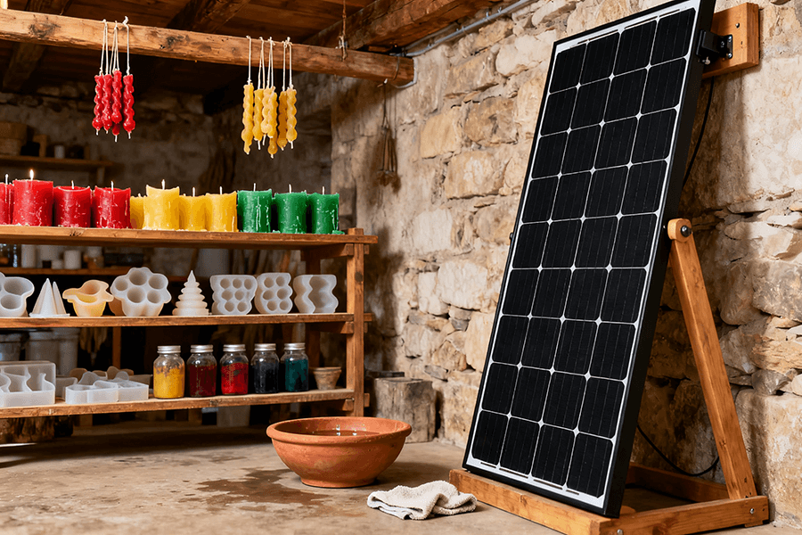 BESS Container for European Artisanal Candle Workshops