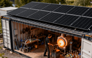 BESS Container for European Artisanal Glass Workshops