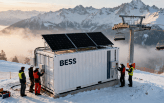 BESS Container for European Ski Lift Infrastructure