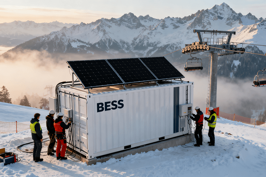 BESS Container for European Ski Lift Infrastructure BESS Container for European Ski Lift Infrastructure