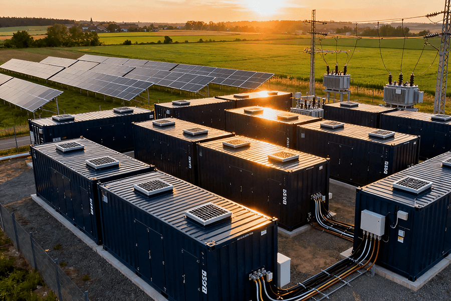 BESS Container in EU Grid Harmonic Suppression Auxiliary Services