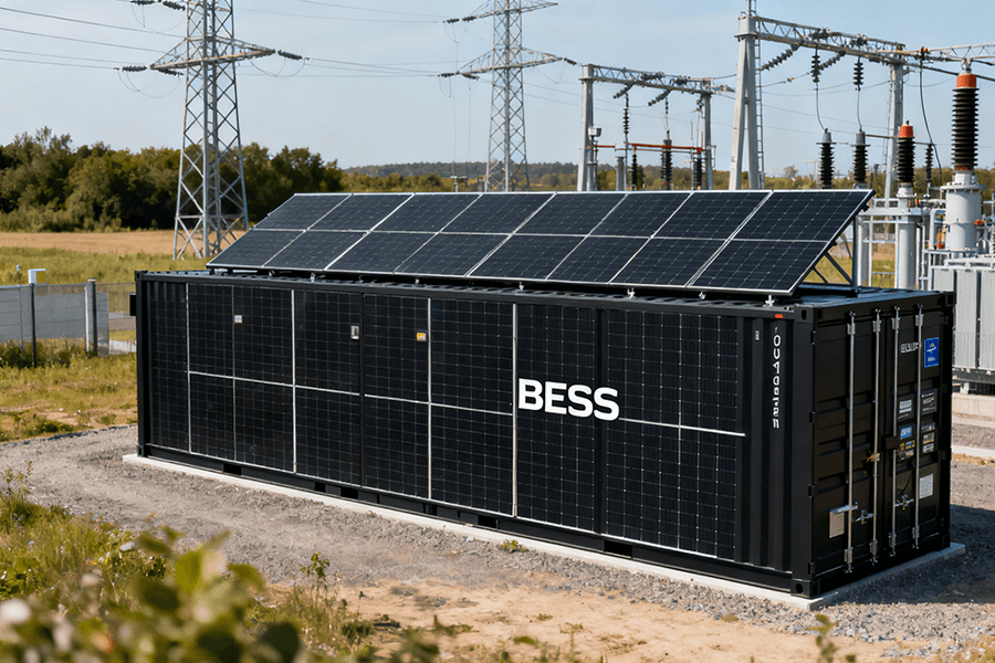 BESS Container in EU Grid Reactive Power Compensation