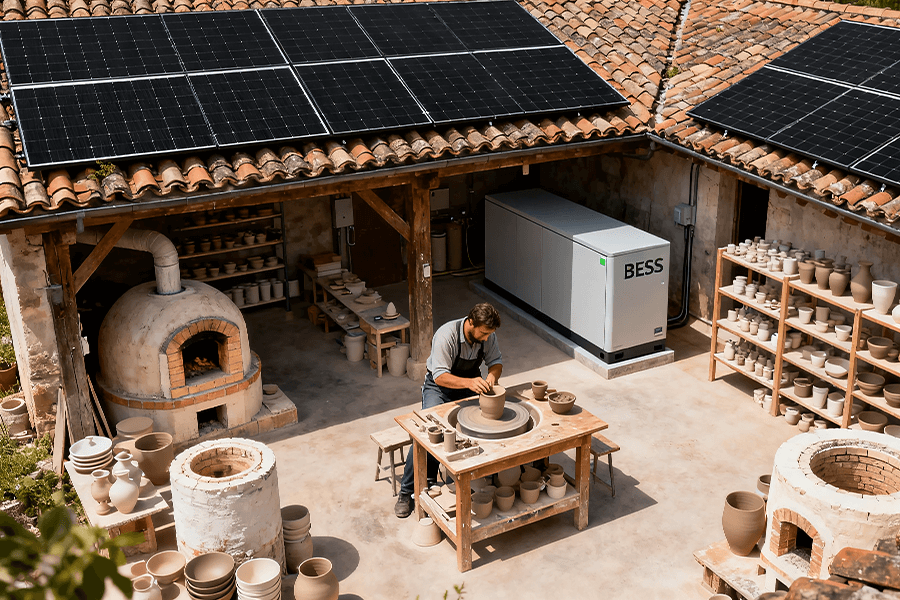 BESS Containers for European Artisanal Ceramic Workshops