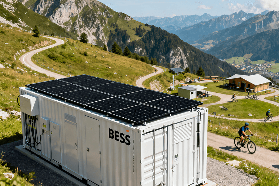 BESS Containers for European Mountain Biking Camps