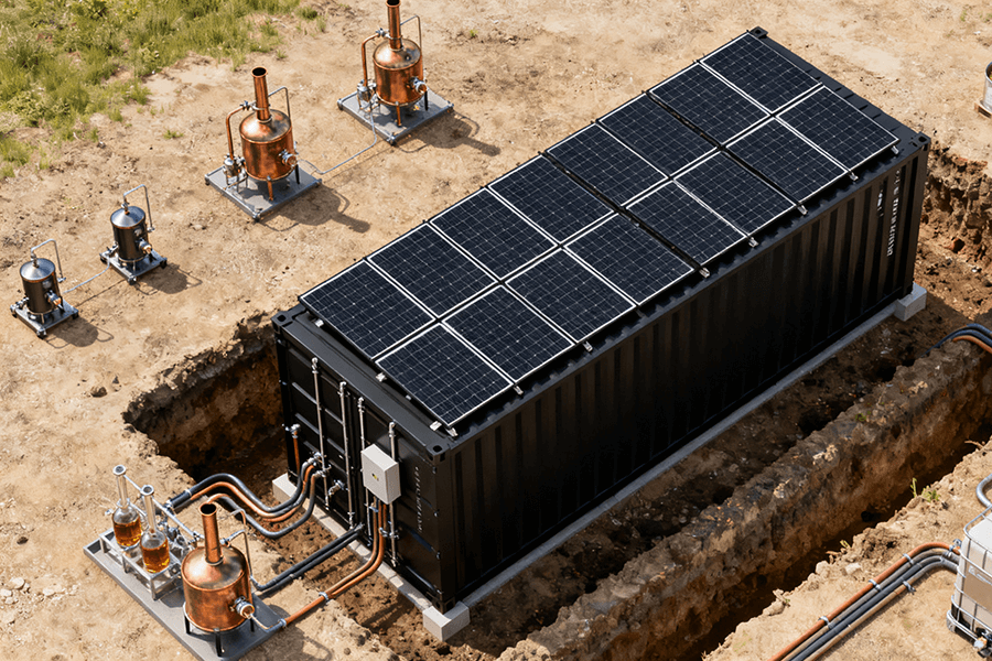 BESS Container for European Artisanal Perfume Workshops