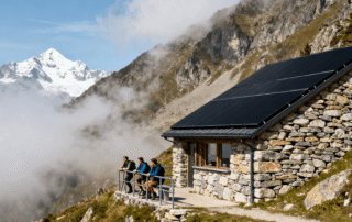 BESS Container for European Mountain Hiking Rest Stops