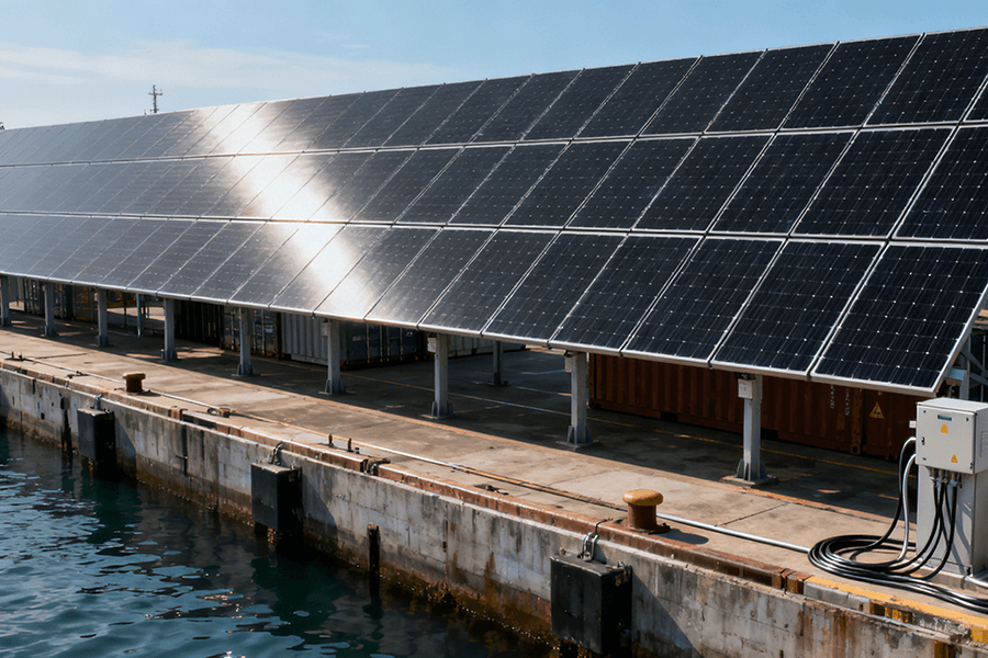 BESS Container Port Shore Power