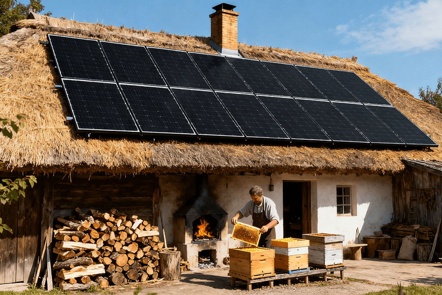 BESS Container for European Artisanal Beeswax Workshops