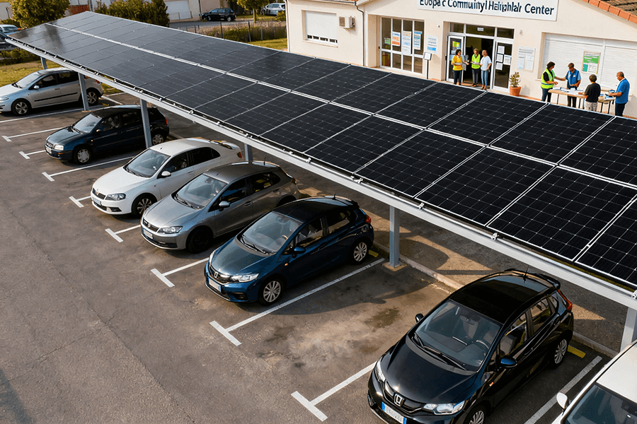 BESS Container for European Community Neighborhood Help Centers