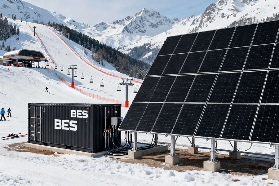 BESS Container for European Mountain Cross-Country Ski Bases