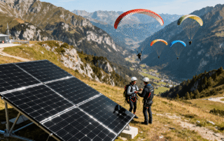 BESS Container for European Mountain Paragliding Training Bases