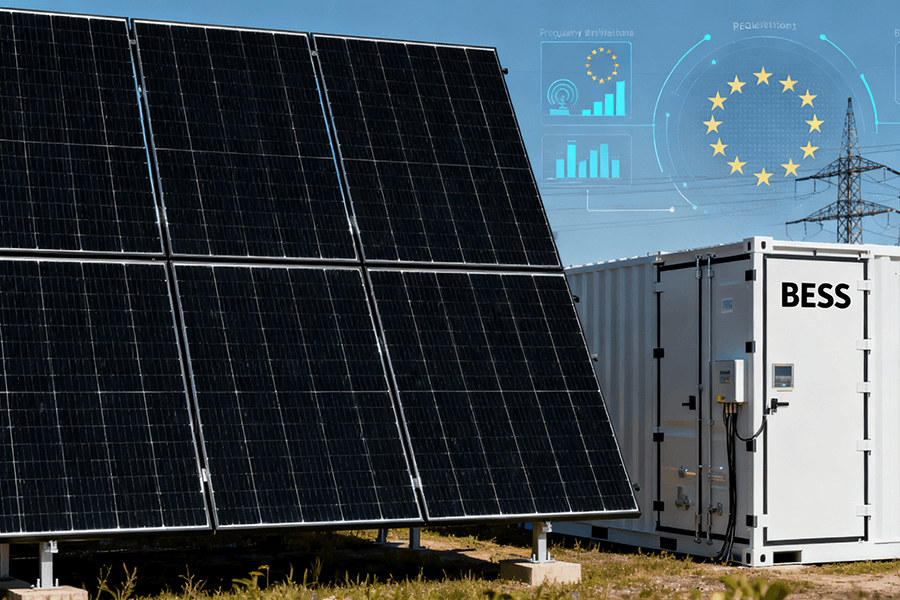 BESS Container in EU Grid Frequency Stability Auxiliary Services