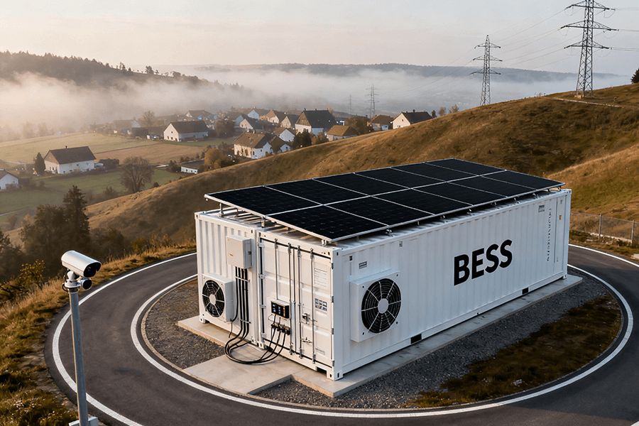 BESS Container in EU Grid Transient Overvoltage Suppression