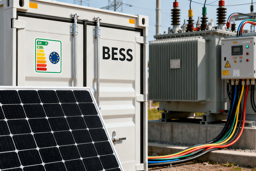 BESS Container in EU Grid Voltage Dip Mitigation