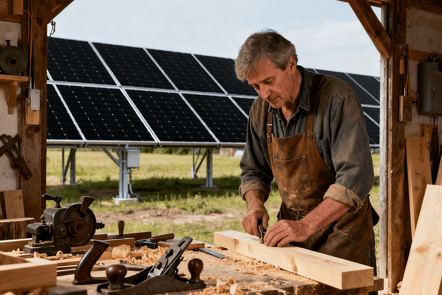 BESS Containers for European Artisanal Woodworking Workshops
