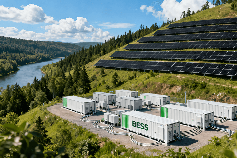 Renewable Hydrogen-Matched BESS Container EU