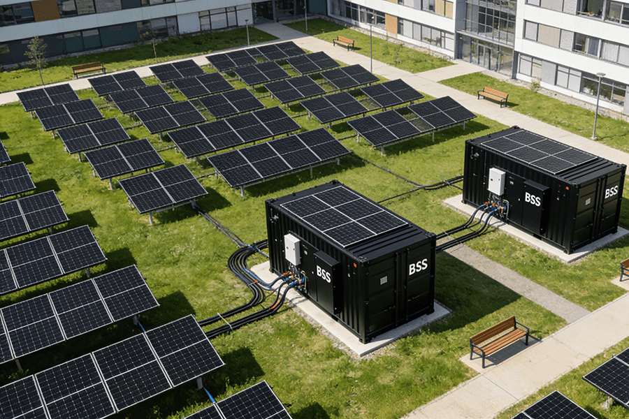 European Campus Microgrid BESS Container