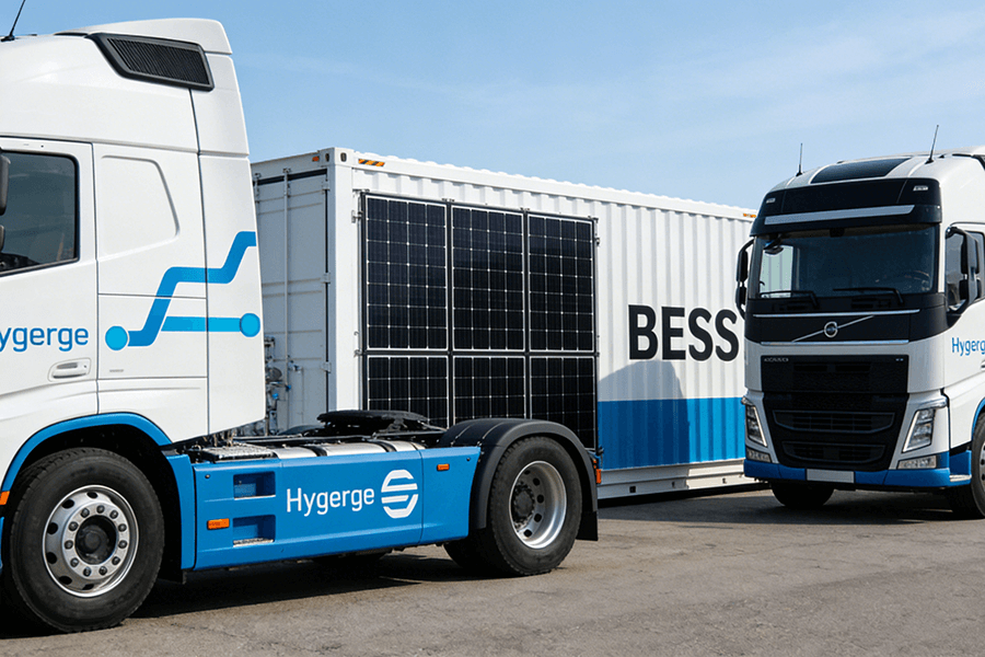 Hydrogen Truck BESS Container EU